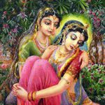 Sri Lalita-devi and Srimati Radharani